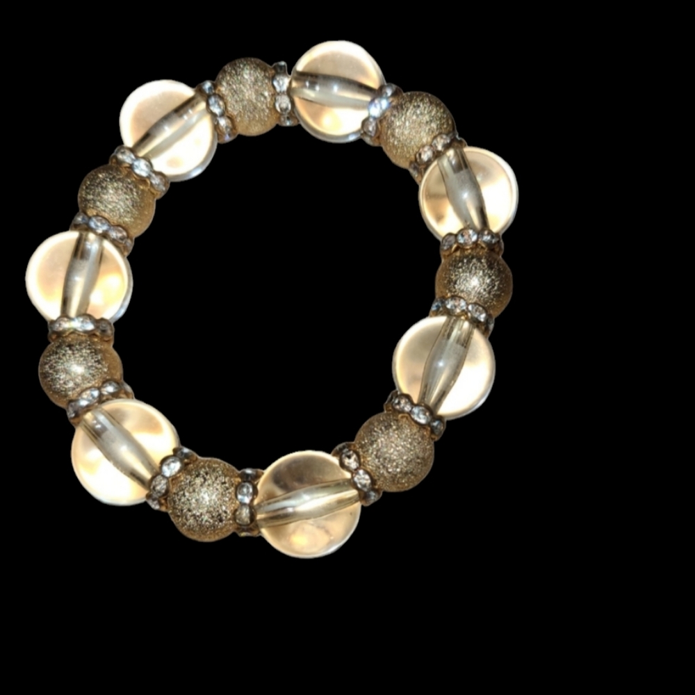 6" Stretchy Handmade Beaded Bracelet Lot 4